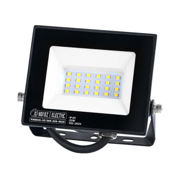 Прожектор SMD LED 10W 6400K 900Lm 100-265V IP65 чорний