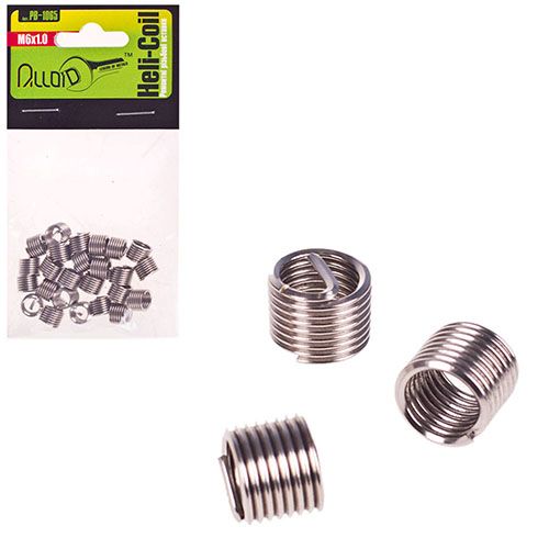 Ремонтні різьбові вставки M6х1.0, 25  шт Alloid