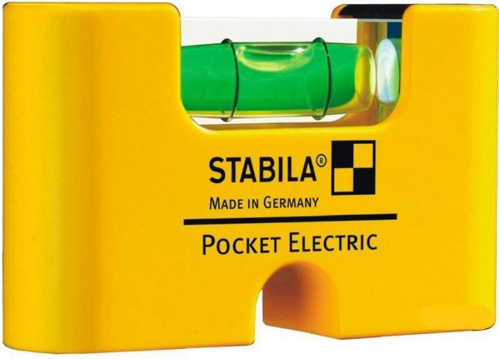 Рівень - міні STABILA Pocket Electric Str 45 D-76855 магнітний, для електриків: 7 х 2 х 4 см