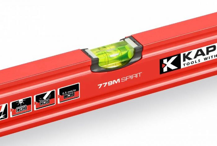Рівень Spirit 800mm з магнітом 2 осередки 779-40-80M KAPRO