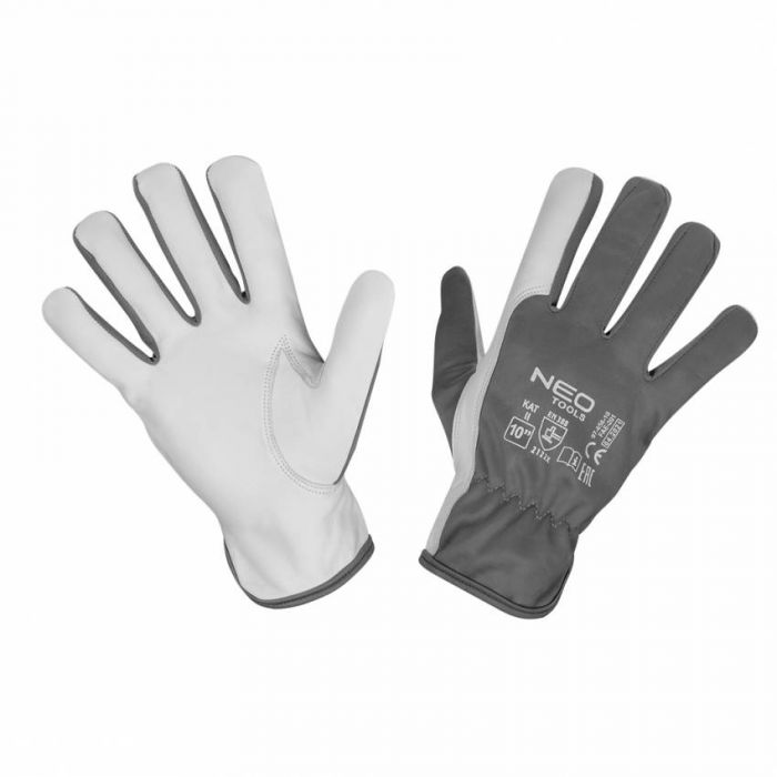 Робочі рукавички, 2122X, козяча шкіра, розмір 10 ", CE