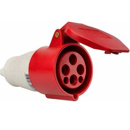 Розетка (гніздо) переносна ECOНОМЕ ДП 16А/4 3Р РЕ (ECO-214)