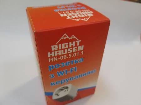 Розетка з Wi Fi керуванням Right Hausen