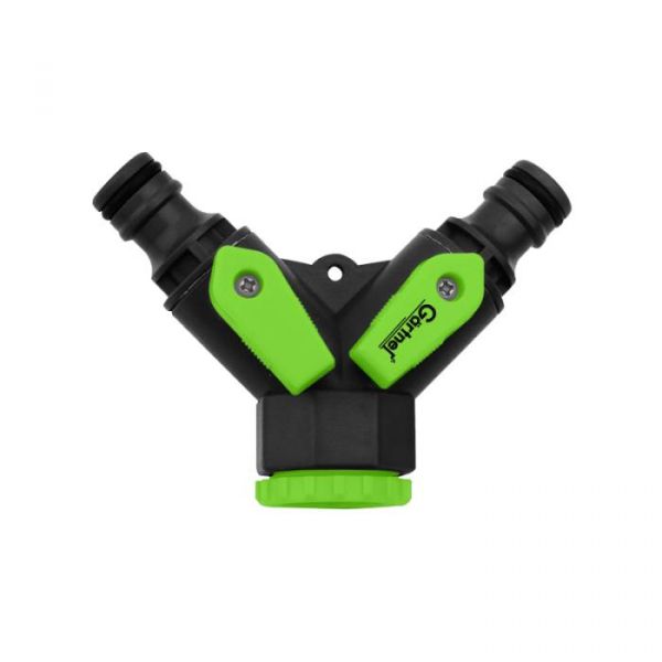 Розподільник на 2-канали з регулюванням. кожного 1/2'' з внутрішньо. різьбленням на вході 3/4" та 1" GARTNER