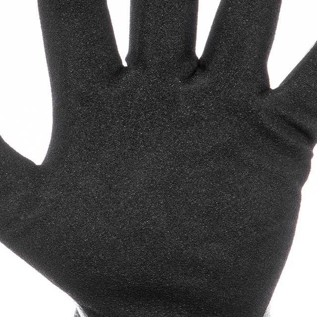 Рукавичка трикотажна з повним двошаровим нітриловим покриттям, базове гладке та пористе на долоні, синтетична, повітропроникна, 10", STORM INTERTOOL SP-0190