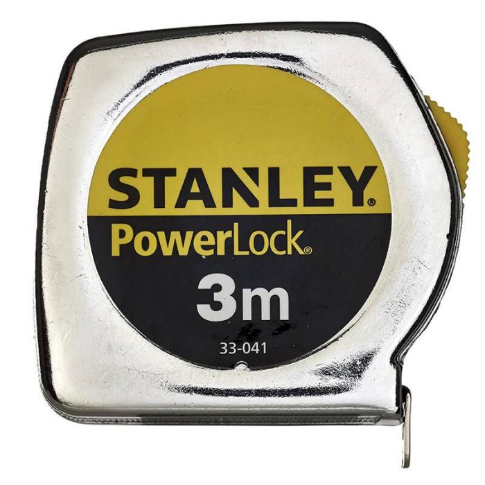 Рулетка вимірювальна Powerlock® довжиною 3 м, шириною 19 мм у пластмасовому корпусі STANLEY 0-33-041