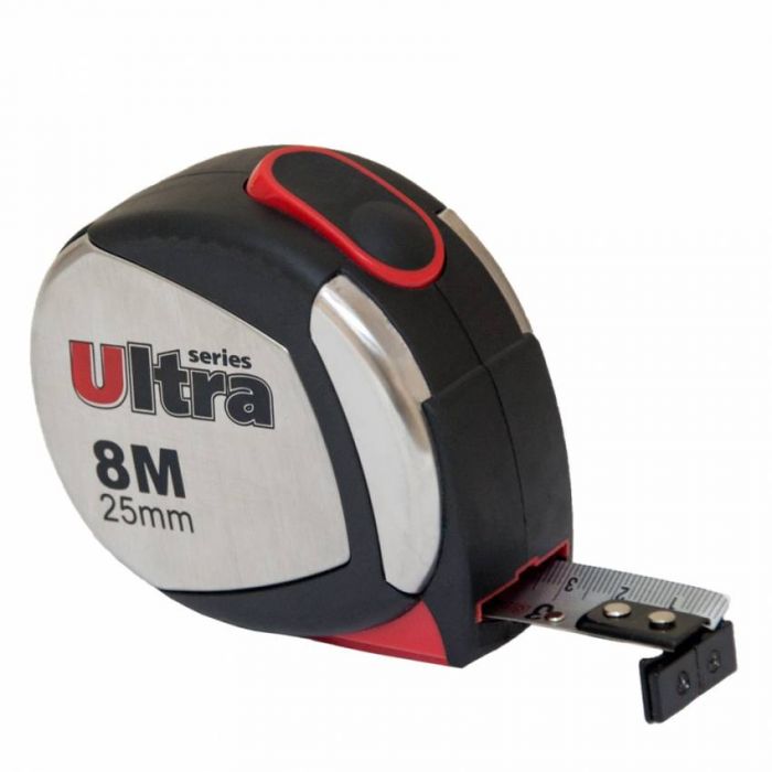 Рулетка магнітна, нейлонове покриття 8м*25мм Ultra (3822082)