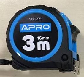 Рулетка обгумована з магнітом 3 м х 16 мм APRO  (APRO)
