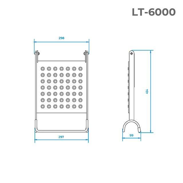 Знімна сходинка-полиця INTERTOOL LT-6000