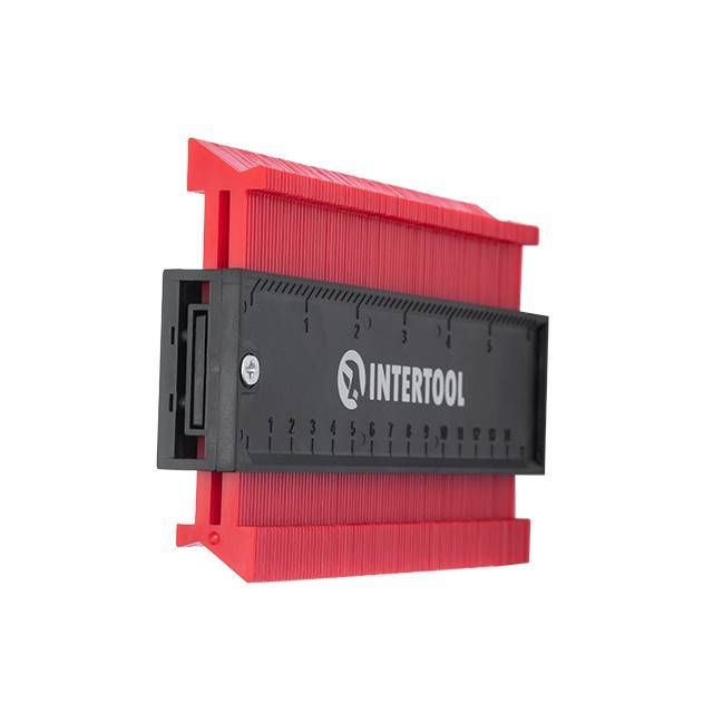 Шаблон для копіювання контуру, 150 мм, ABS, з фіксатором INTERTOOL MT-0015