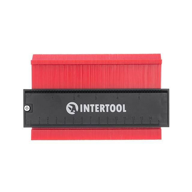 Шаблон для копіювання контуру, 150 мм, ABS, з фіксатором INTERTOOL MT-0015