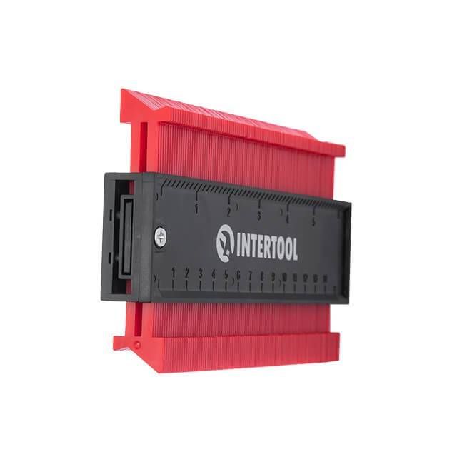 Шаблон для копіювання контуру, 150 мм, ABS, з фіксатором INTERTOOL MT-0015