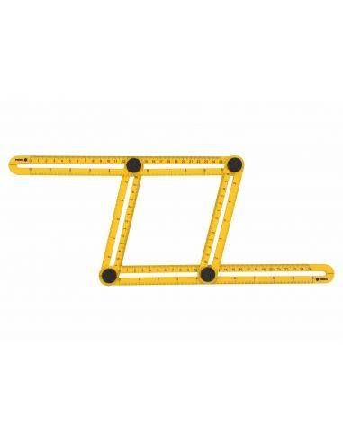 Шаблон лінійка VOREL, для перенесення вимірів 310*175*25 мм