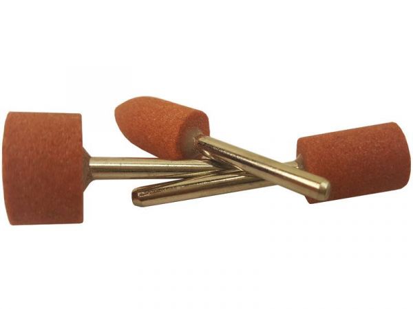 Шарошки абразивні по сталі та кольоровим металам FIT, набір 4 шт. малі