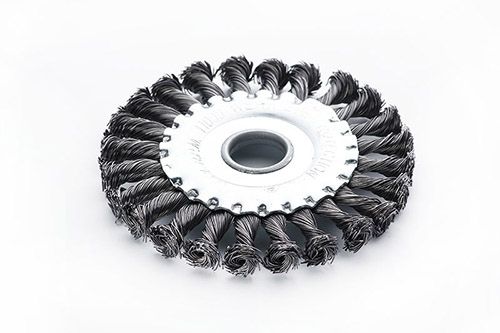 Щітка коло сталеві витки 125мм (КШМ) APRO