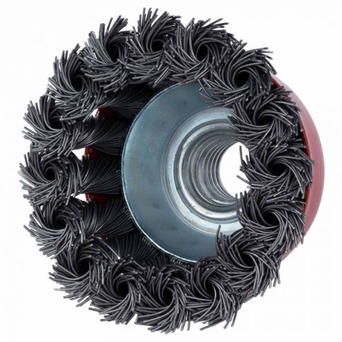 Щітка дротяна чашеподібна Ø65мм М14×2мм (сталева кручена) Sigma (9026061)