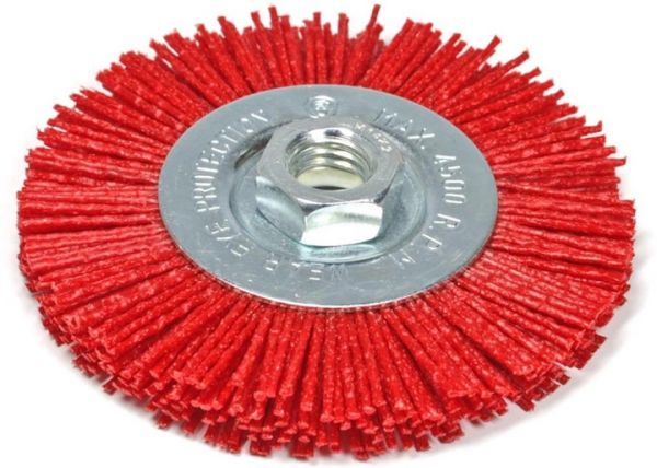 Щітка дискова S&R, 100мм x M14 об/хв 12250 нейлонова