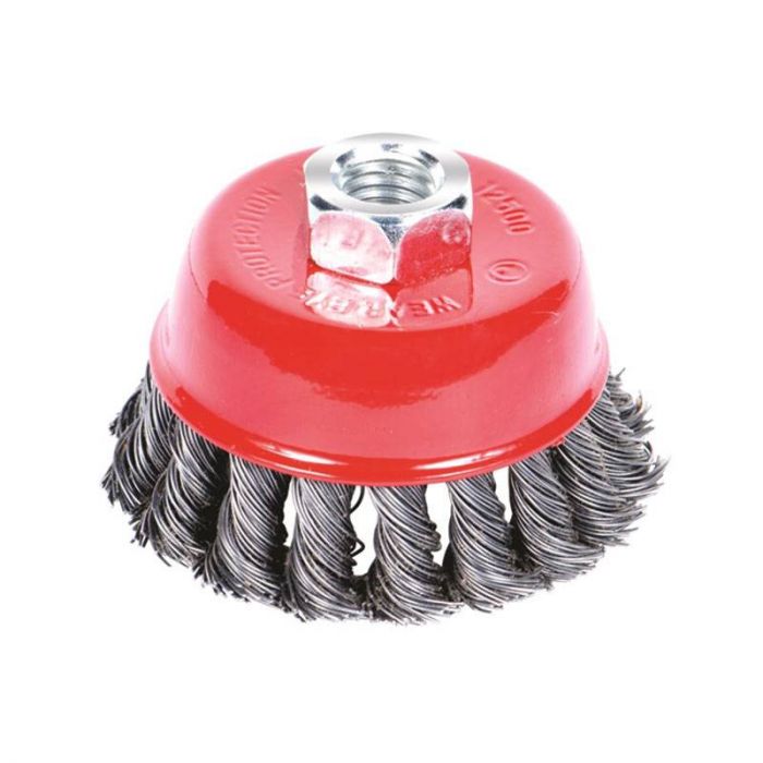 Щітка дротяна чашеподібна Ø65мм М14×2мм (сталева кручена) Sigma (9026061)