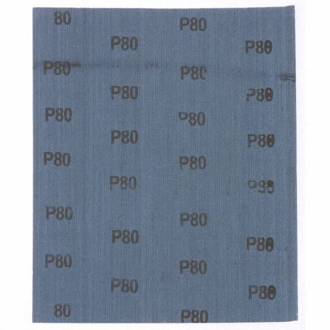 Шліфлист водостійкий на тканинній основі P 80, 230 х 280 мм, 10 шт, MTX