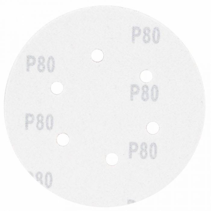 Шліфувальне коло 6 отворів Ø150мм P80 (10шт) Sigma (9122251)