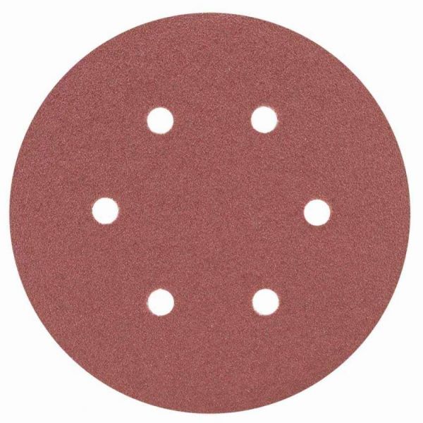 Шліфувальне коло 6 отворів Ø150мм P80 (10шт) Sigma (9122251)
