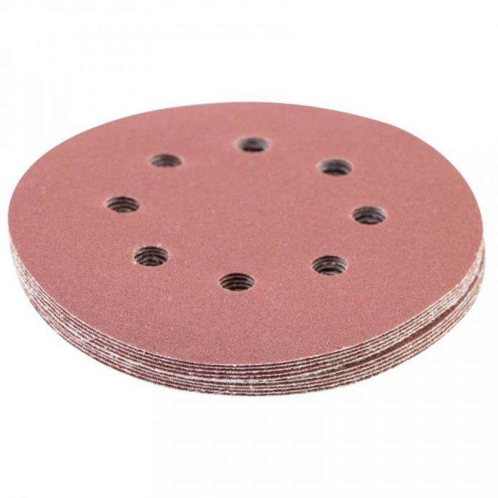 Шліфувальне коло 8 отворів Ø125мм P180 (10шт) Sigma (9122691)