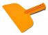 Шпатель пластиковий жовтий 9" гладкий.