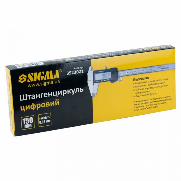 Штангенциркуль цифровий Sigma (3923021)