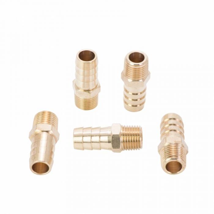 Штуцер для шланга із зовнішнім різьбовим з'єднанням 12мм 1/4" (латунь) Sigma (7023451)