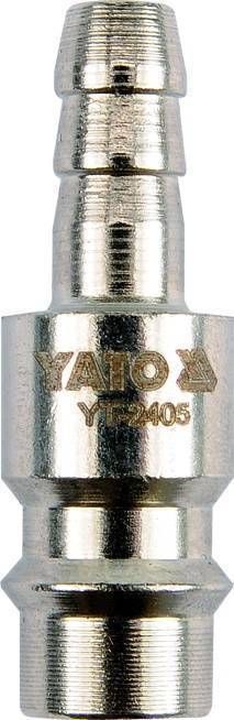 Швидкоз'єднувальний перехідник до шлангу YATO Ø= 6.3 мм [50/250]