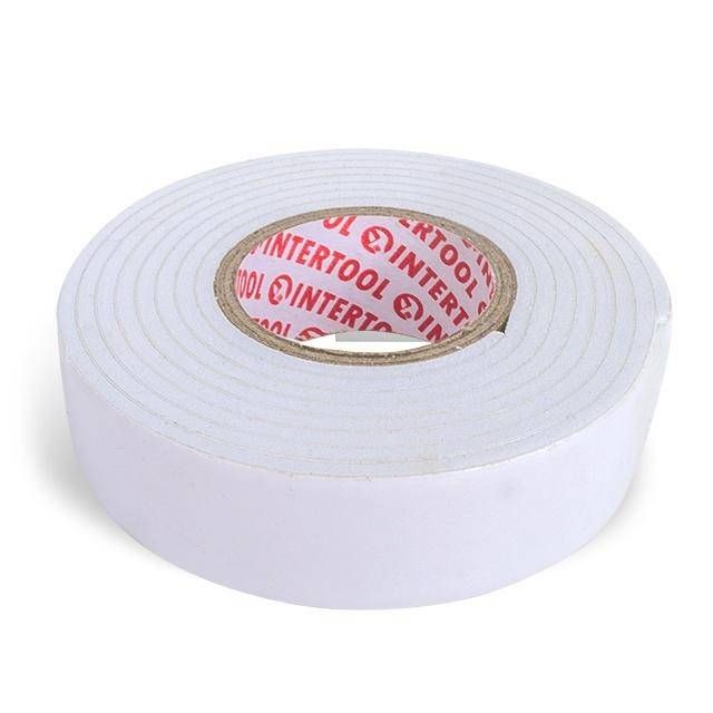 Скотч двосторонній, 1,5 м, 19 мм, на спіненої основі INTERTOOL KT-0971