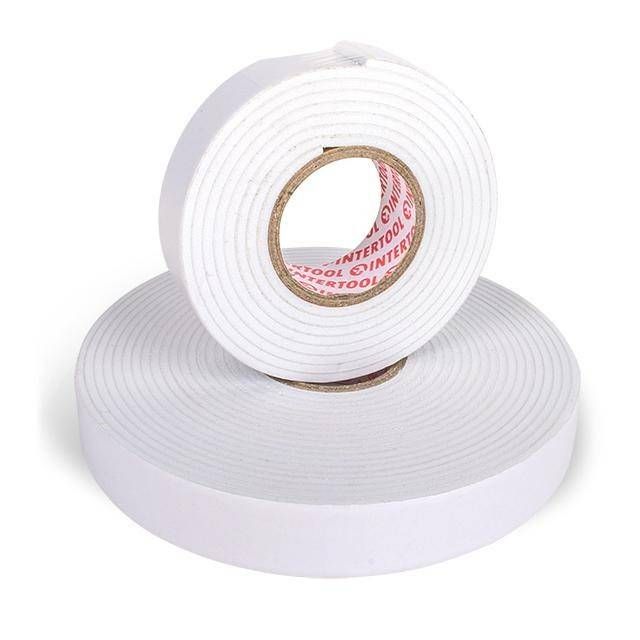 Скотч двосторонній, 1,5 м, 19 мм, на спіненої основі INTERTOOL KT-0971