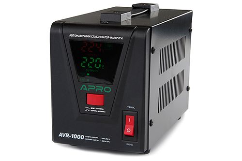 Стабілізатор напруги релейний AVR-1000, 800Вт APRO