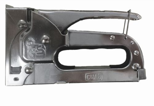 Степлер пружинний для скоби 4-8 мм сталевий корпус  (СИЛА)