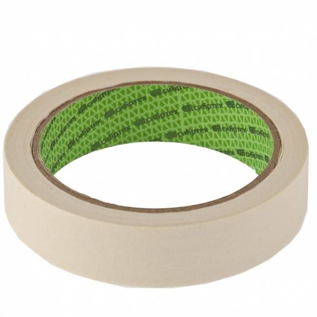 Стрічка малярська 17 мм х 25 м, на паперовій основі, СІБРТЕХ