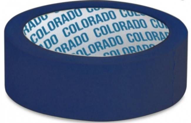 Стрічка малярська 25 мм х 20 м, синя, Colorado