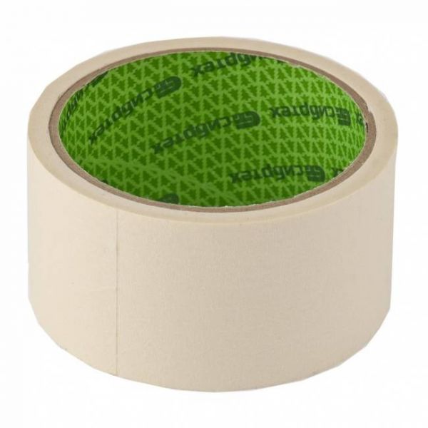 Стрічка малярська економ 50 мм х 15 м, на паперовій основі, Сибртех