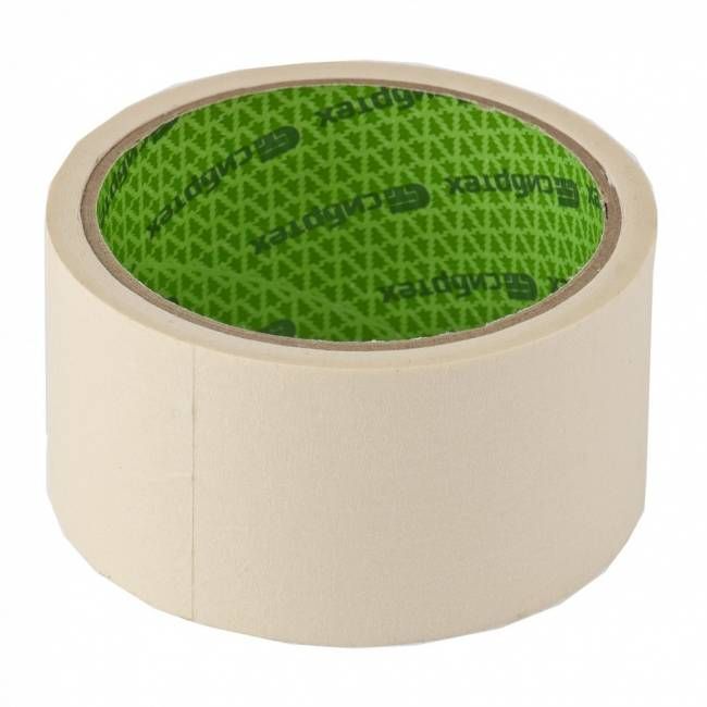 Стрічка малярська економ 50 мм х 15 м, на паперовій основі, Сибртех