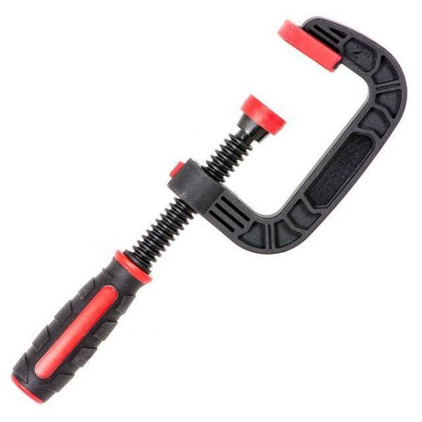 Струбцина типу "С", 2" / 50 мм, нейлонова INTERTOOL HT-6011 Струбцина типу "С", 2" / 50 мм, нейлонова INTERTOOL HT-6011