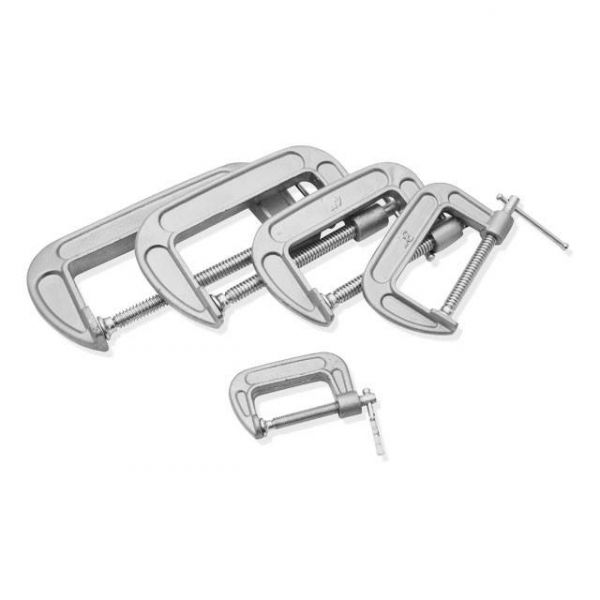 Струбцина тип "G", 5", 125 мм INTERTOOL HT-6017