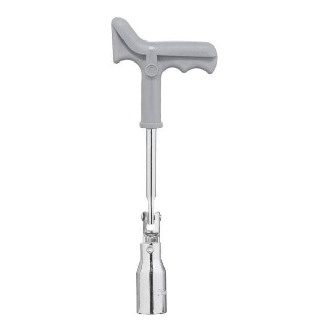 Ключ свічковий Т-подібний з шарниром 21х250 мм INTERTOOL HT-1722