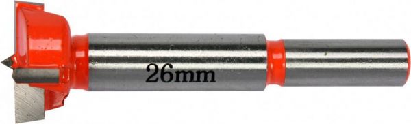 Свердло-фреза по дереву YATO: Ø= 26 мм, зі шпинделем Ø= 10 мм