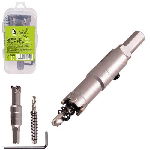 Свердло корончате твердосплавне по металу 18мм Alloid