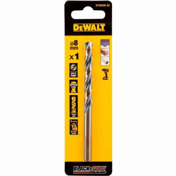 Свердло по металу EXTREME IMPACT Black & Gold DeWALT DT20526