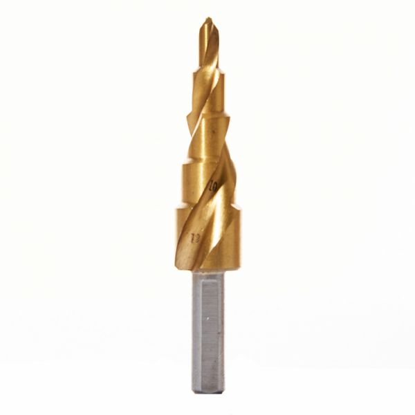 Свердло ступеневе спіральне 4–12 мм Vitals Master