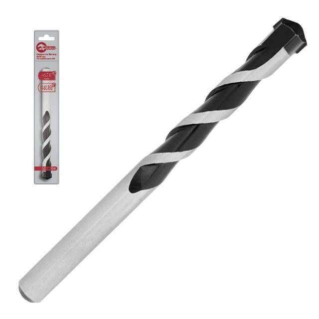 Свердло по бетону B&W, під ударний дриль, 12×250 мм INTERTOOL SD-4013