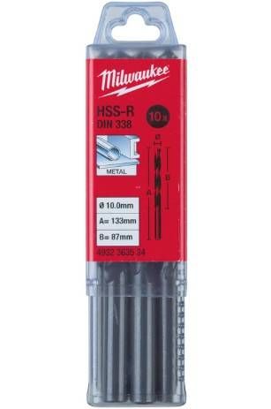 Свердло по металу HSS-R MILWAUKEE DIN338, Ø4,2мм, (10шт)