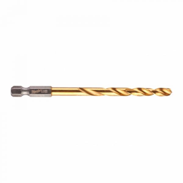 Свердло по металу RedHEX HSS-G TiN MILWAUKEE, Ø5,5мм