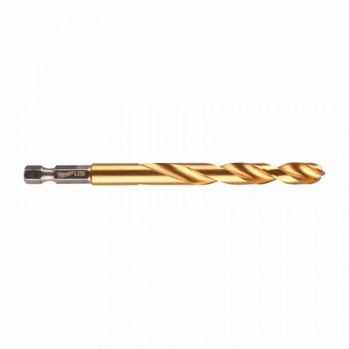 Свердло по металу RedHEX HSS-G TiN MILWAUKEE, Ø6,5мм
