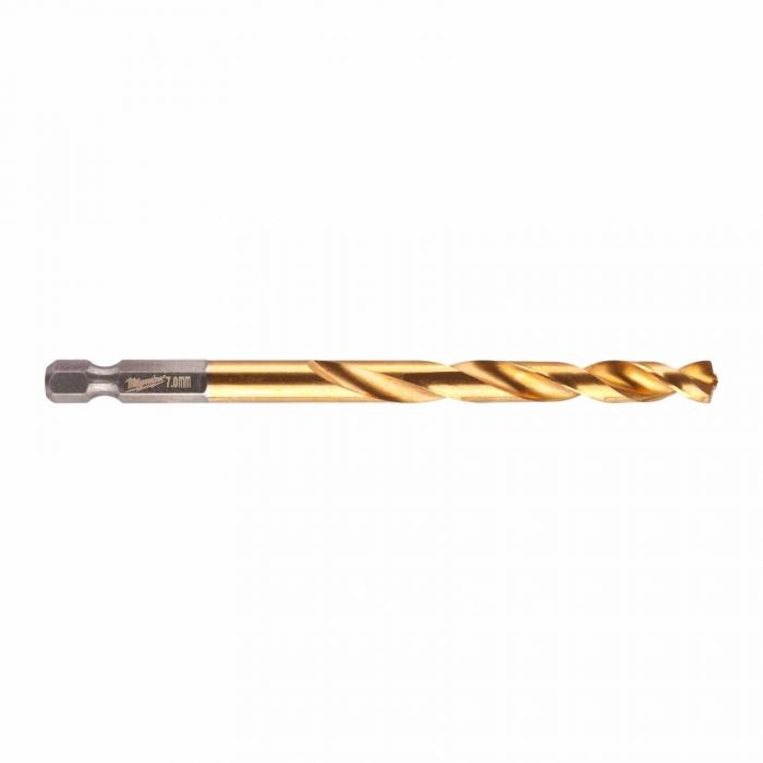 Свердло по металу RedHEX HSS-G TiN MILWAUKEE, Ø6,8мм